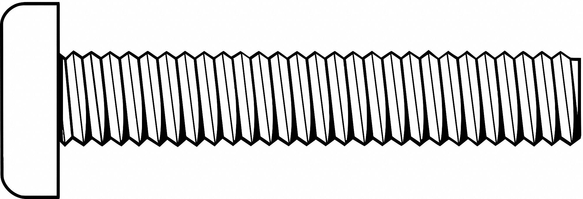 Machine Screw: #10-32 Thread Size, 3/8 in Lg, 18-8, Stainless Steel, Plain, Pan, Phillips, 100 PK
