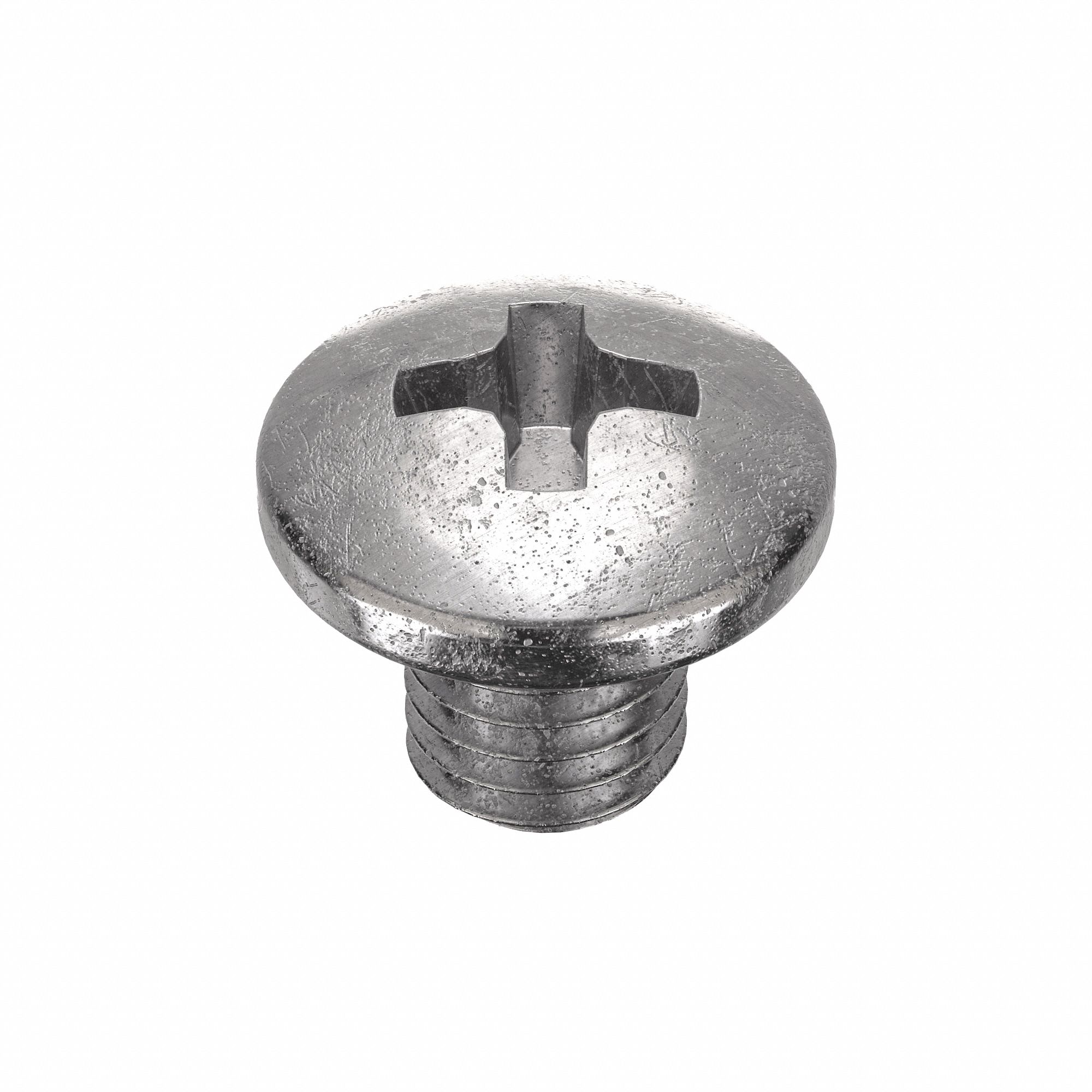 Machine Screw: #8-32 Thread Size, 3/16 in Lg, 18-8, Stainless Steel, Plain, Pan, Phillips, 100 PK