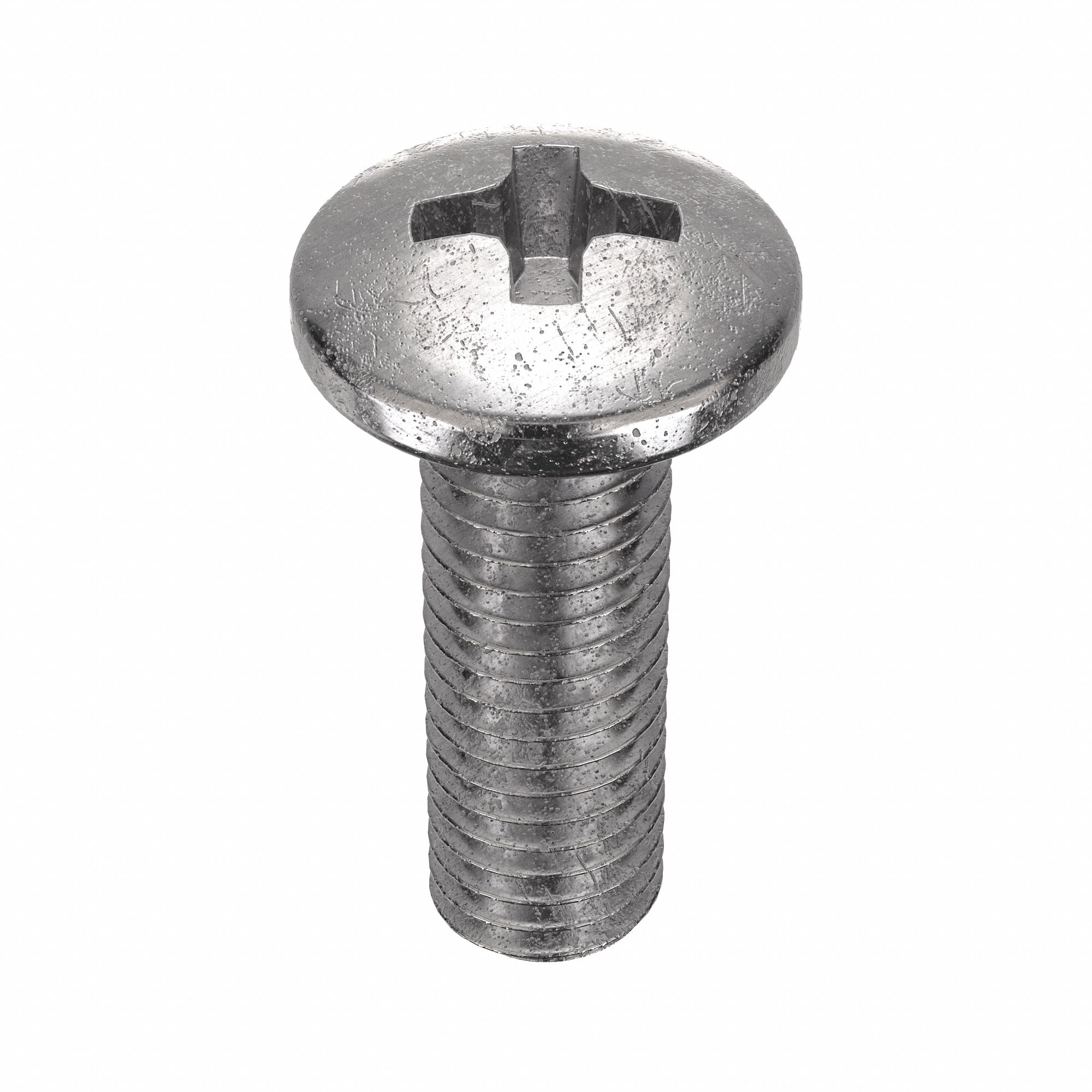 8-32 Thread Size, 1/2 in Lg, Machine Screw - 1ZB74