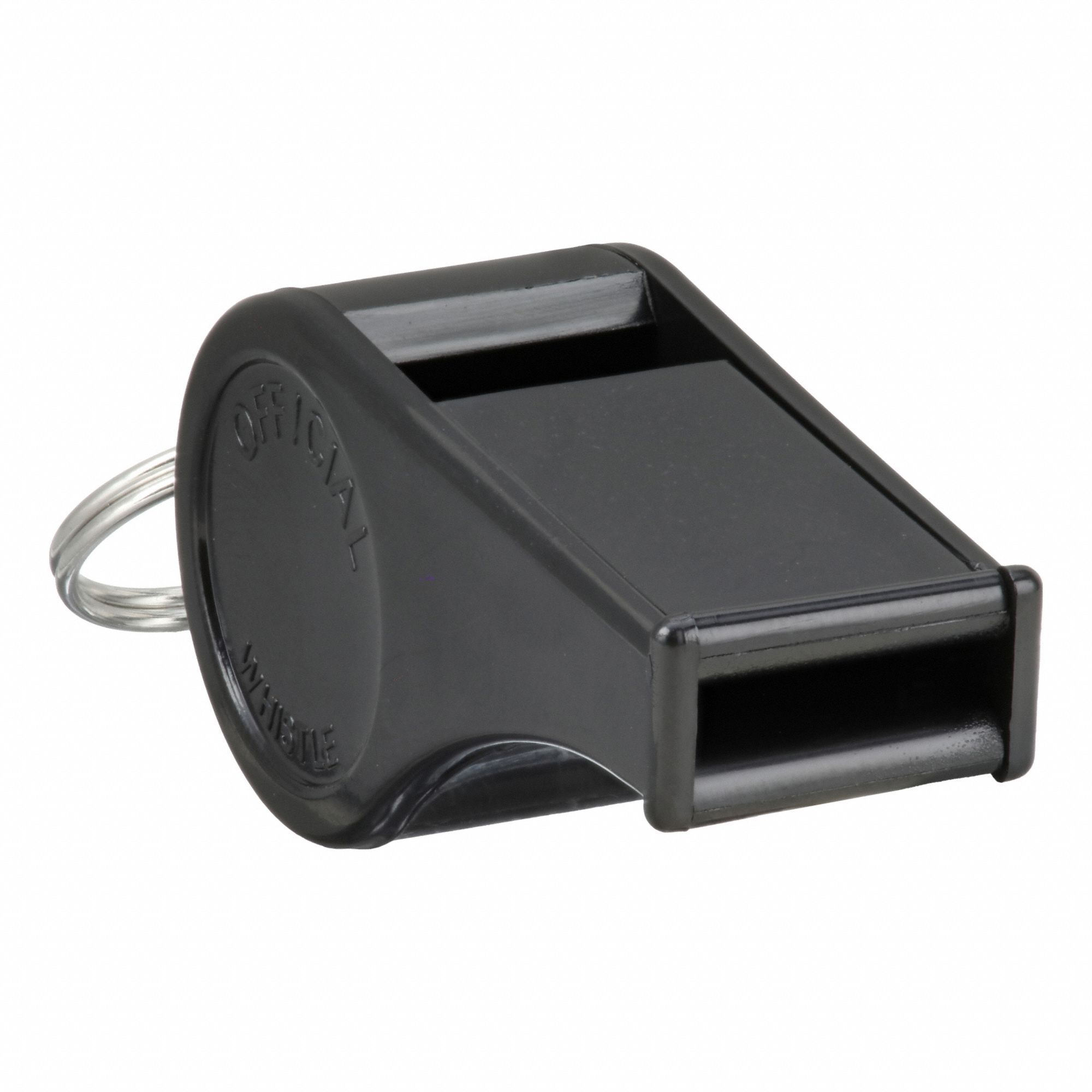 WHISTLE, STANDARD, BLACK, ABS PLASTIC