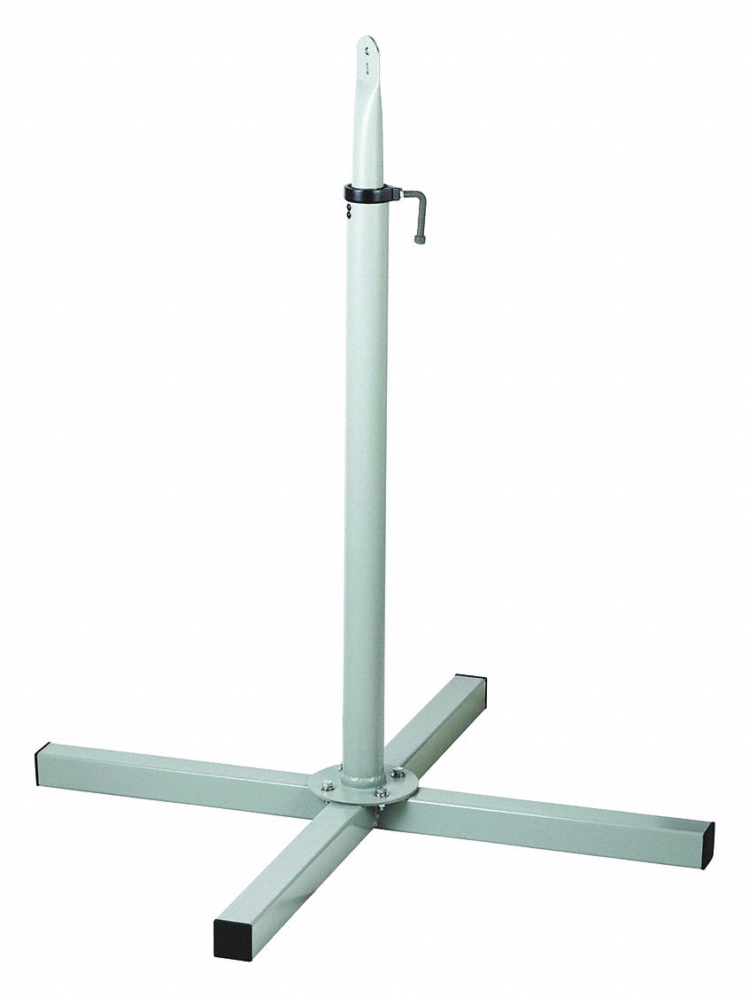 SOCLE SOL BASE OUVERTE,H 42 A 65 PO