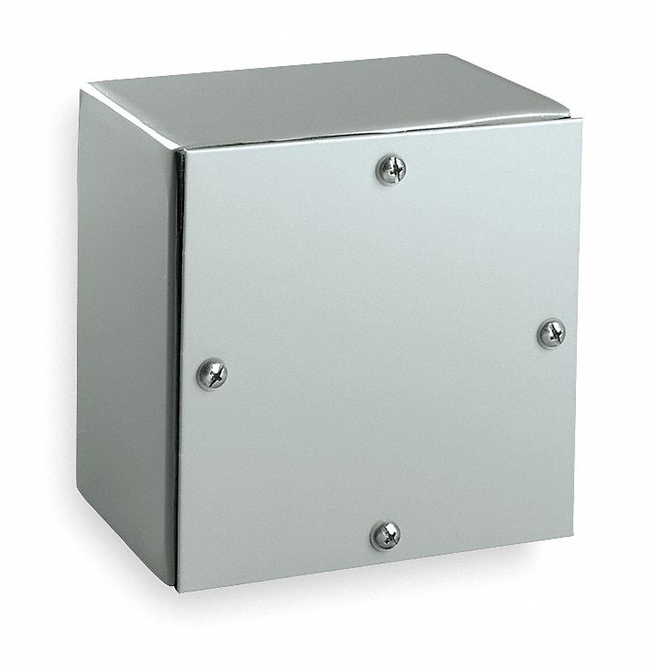 ENCLOSURE, 4 IN NOMINAL H, 9 IN NOMINAL W, 4 IN NOMINAL D, 4 IN OVERALL D, 4, STEEL