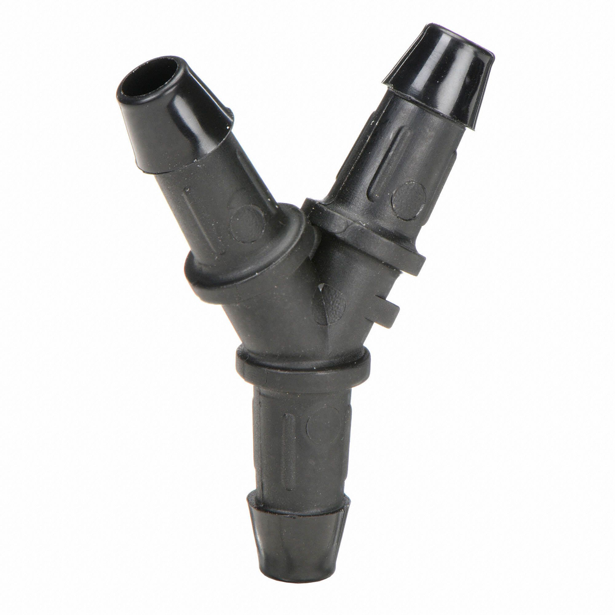 1/4" Wye Connector Tube-to-Tube Durable Nylon Extra-Grip Barbed Tube Fitting 
