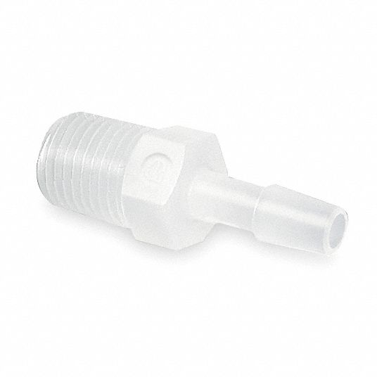 Eldon James Barbed X Mnpt Adapter Polyethylene 1 4 In Barb Size Natural 1zjv9 4hdpe Grainger