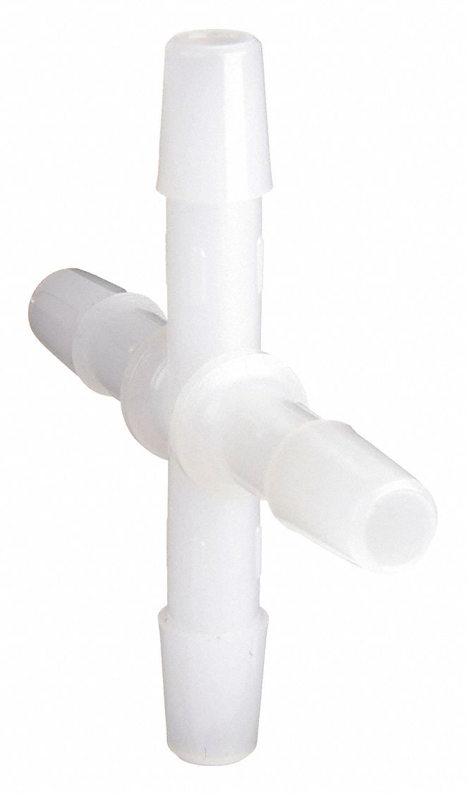 HDPE, Barbed x Barbed x Barbed x Barbed, Cross Connector 1ZKE7X0