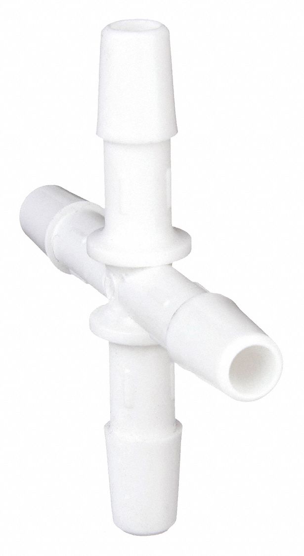 Polypropylene, Barbed x Barbed x Barbed x Barbed, Cross Connector