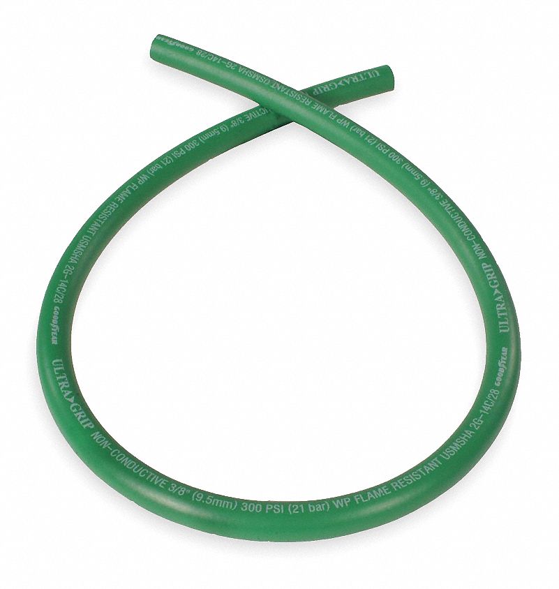 1ZLL6 - Air Hose Push-On 1/4 In IDx250 Ft Green