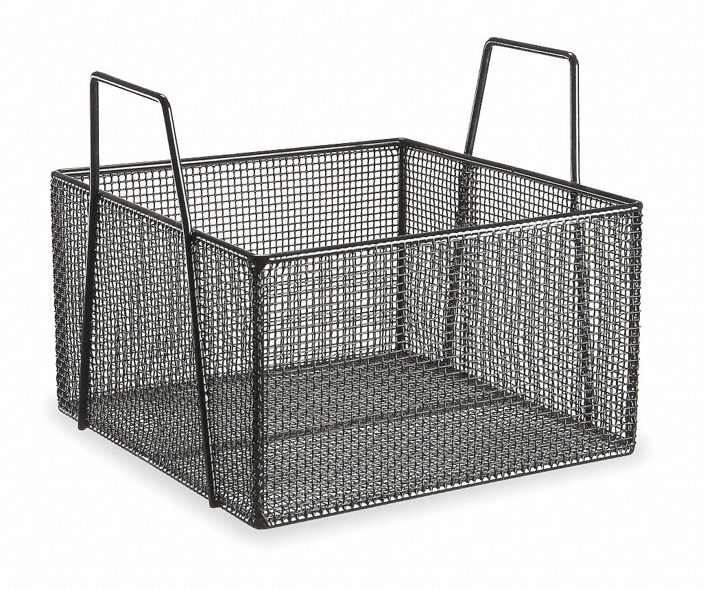 Wire Mesh Basket, Rectangular - Grainger