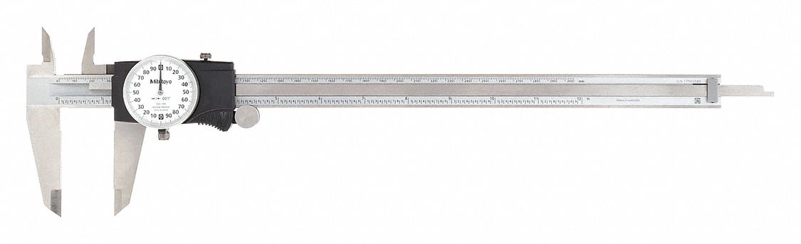 DIAMETER CALIPER, 0 TO 12 IN RANGE, +/-02 IN ACCURACY, 01 IN GRADUATION, 4-WAY