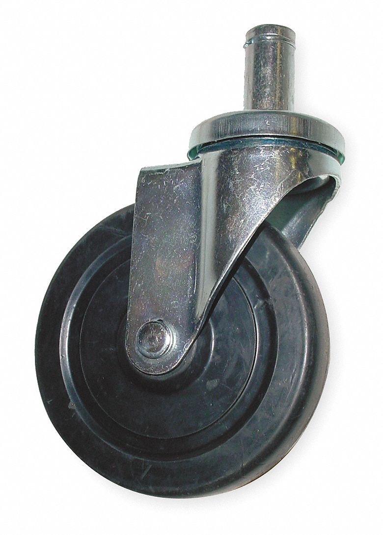 GRAINGER APPROVED General Purpose FrictionRing Stem Caster 5 in Wheel Dia., 280 lb, Swivel