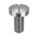 MACHINE SCREW, #4-40 THREAD, ¼ IN L, 18-8 SS, PLAIN FINISH, PAN, SLOTTED, INCH, 100 PK