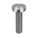 MACHINE SCREW, #4-40 THREAD, 7/16 IN L, 18-8 SS, PLAIN FINISH, PAN, SLOTTED, 100 PK