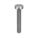 MACHINE SCREW, #4-40 THREAD, ¾ IN L, 18-8 SS, PLAIN FINISH, PAN, SLOTTED, INCH, 100 PK