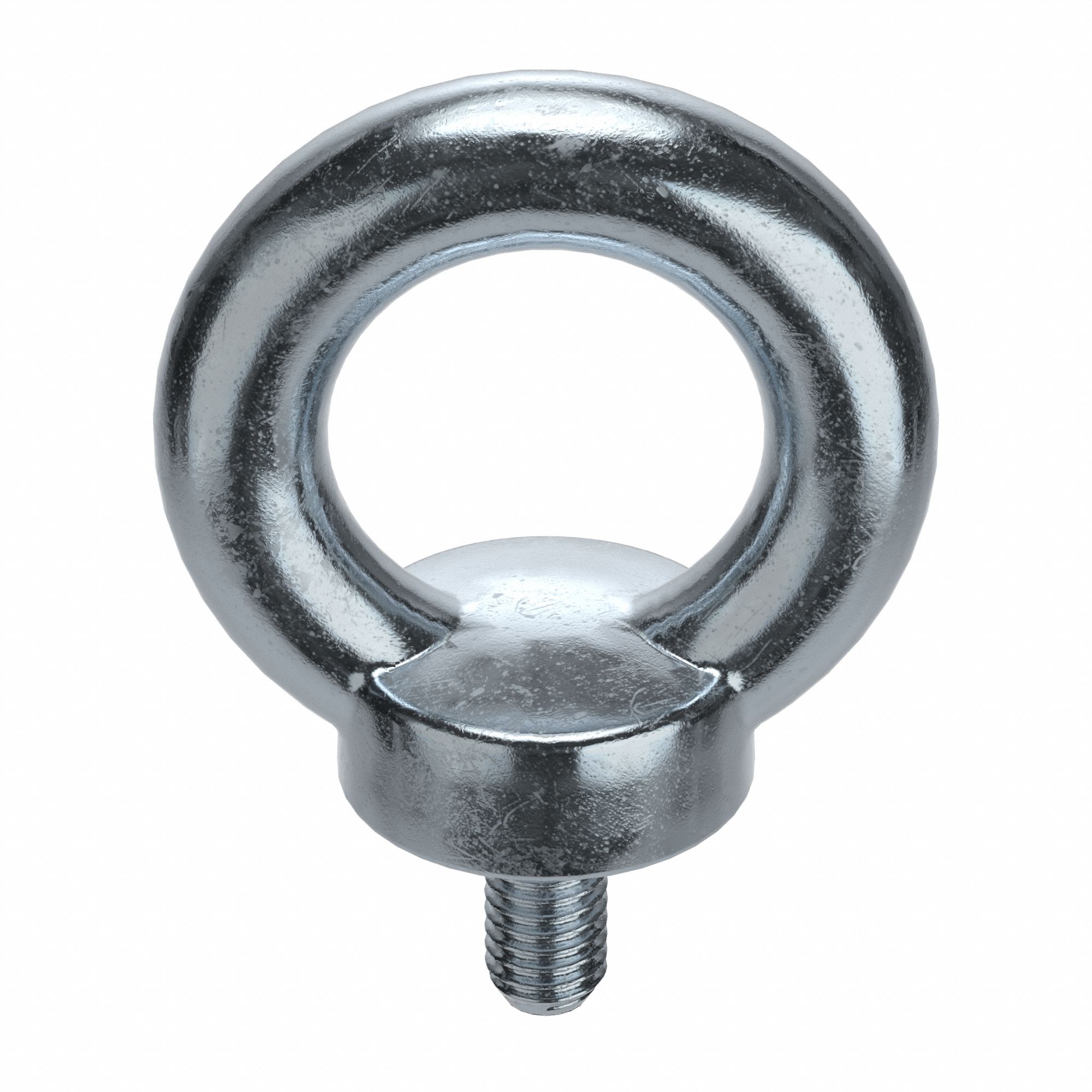 MACHINERY EYE BOLT, WITH SHOULDER, STEEL, ZINC PLATED, ⅜"-16 THREAD SIZE, 1¼ IN THREAD L