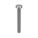 MACHINE SCREW, #4-40 THREAD, 1 IN L, 18-8 SS, PLAIN FINISH, PAN, SLOTTED, INCH, 100 PK