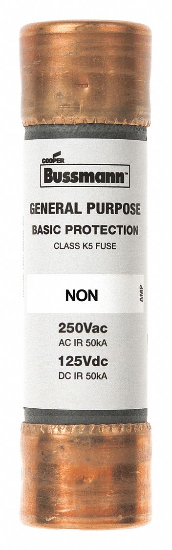 Fuse: Class K5, NON Series, Fast-Acting, 35 A, 250 V AC, 125 V DC, Non-Indicating