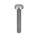 VIS DE MÉCANIQUE,NO10-24, 1¼PO L, 18-8SS,LISSE, CYLINDRIQUE,FENDUE,100PQ
