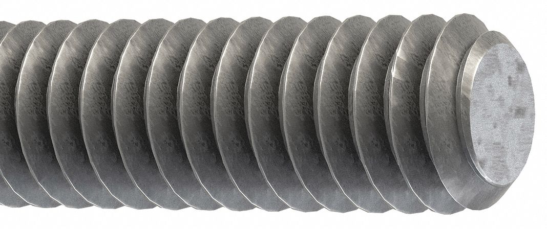 GRAINGER APPROVED Fully Threaded Stud, Steel, Grade B7, 7/8"-9, 5-1/4 ...