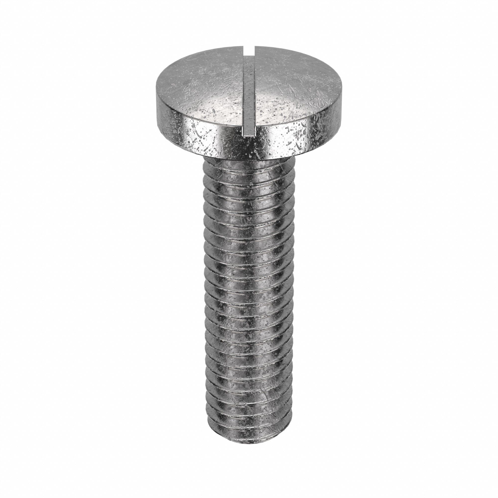 VIS MÉCANIQUE,NO10-32,¾PO LO,18-8SS,LISSE,CYLINDRIQUE,FENDUE,100PQ