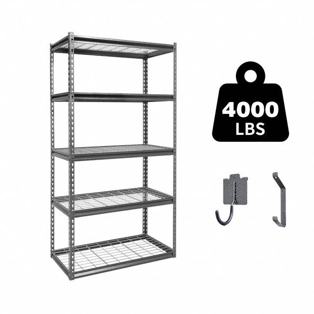Standalone, Heavy Duty, General Purpose Boltless Metal Shelving ...