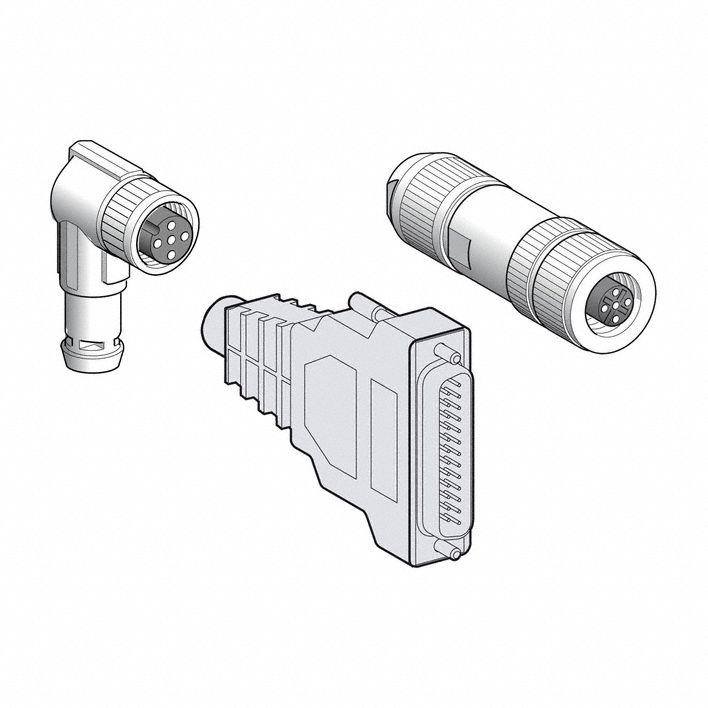 SCHNEIDER ELECTRIC, Connector Set, Screw, Connector Set - 6VDF6 ...