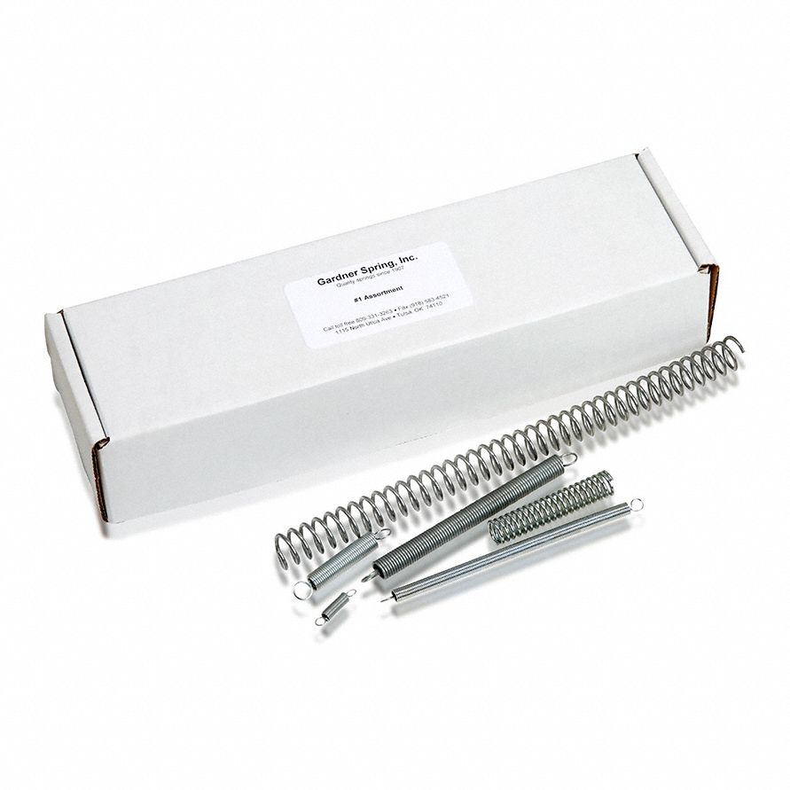 Compression/Ext Spring Assortment White