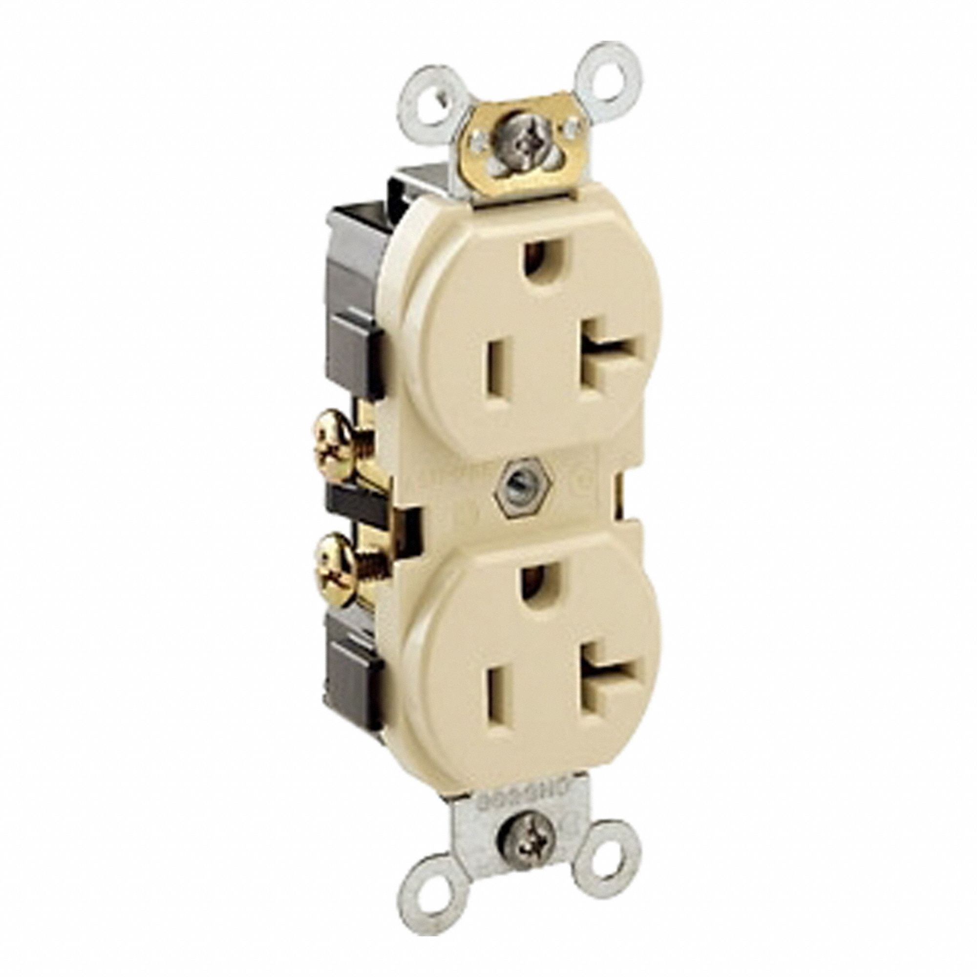 Duplex Receptacle Outlet 20A Ivory 125V