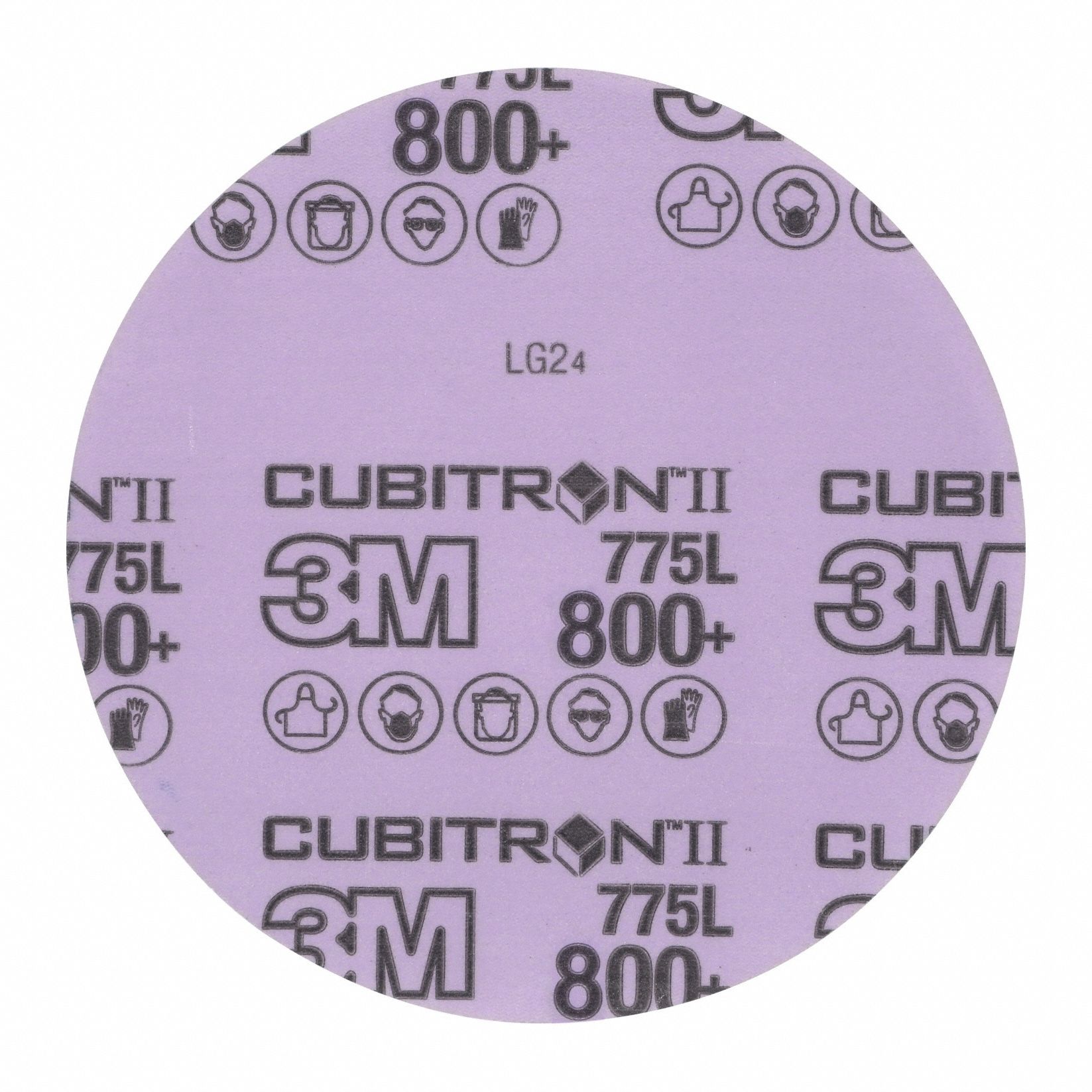 3M CUBITRON II, 5 in Dia, Non-Vacuum, Abrasive Disc - 400XP2|7100383635 ...
