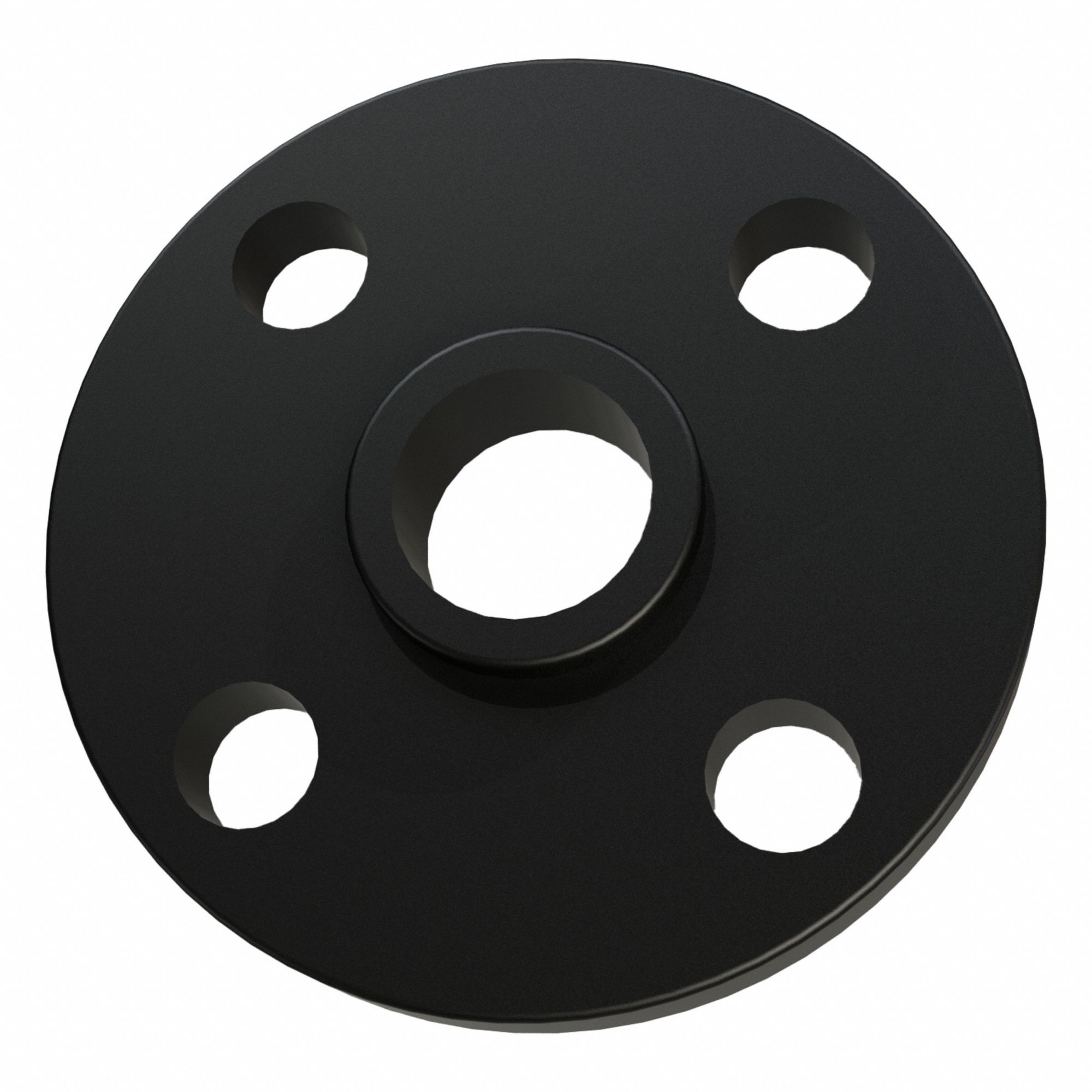 Slip on Flange: Carbon Steel, Reducing Slip On Flange, 1 in Pipe Size, 150