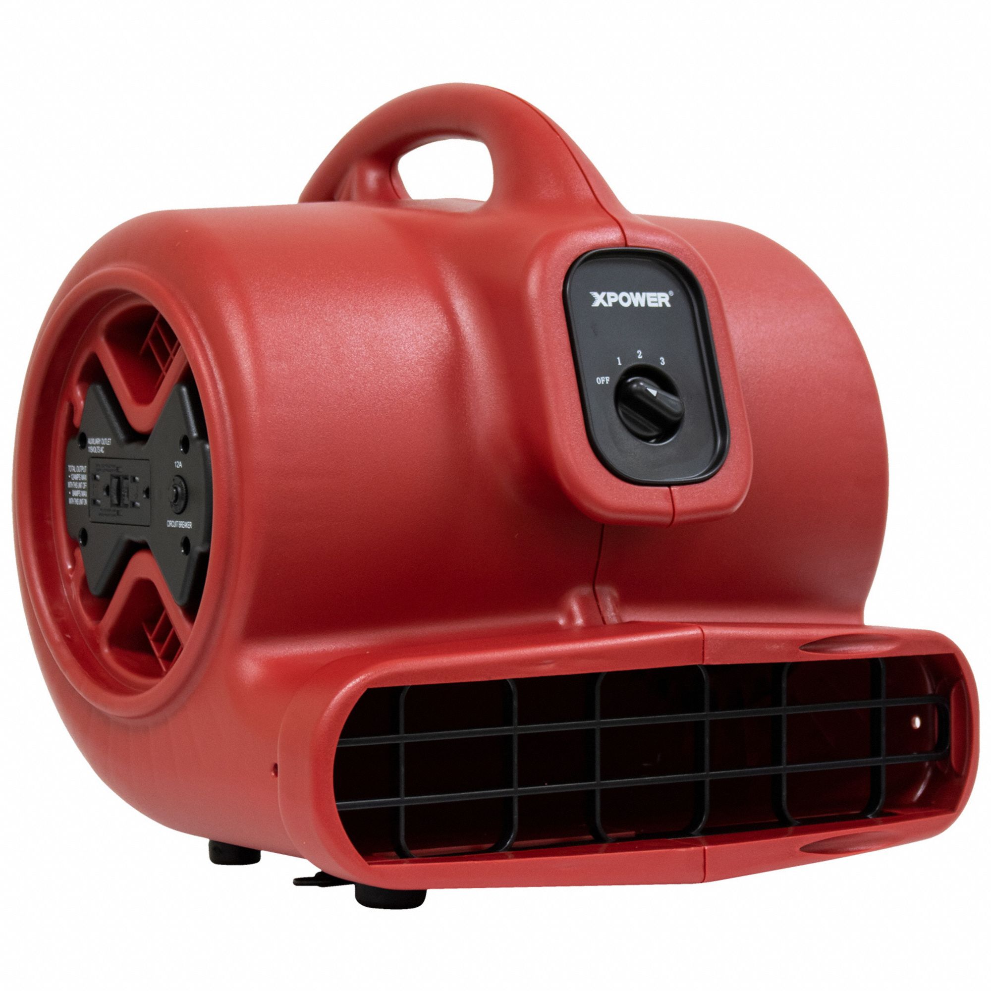 2,400 cfm, Fixed Frame, Air Mover - 799H79|X-600A-Red - Grainger