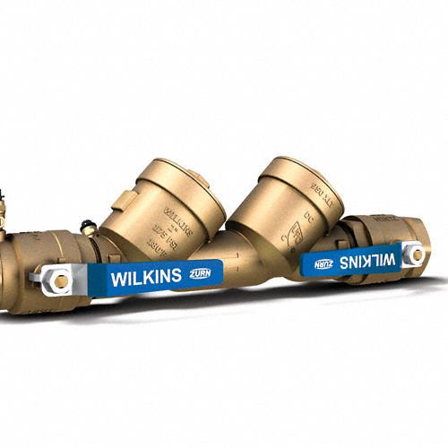 Double Check Backflow Preventer, Bronze