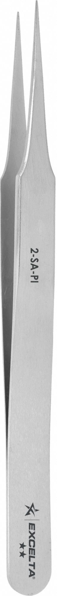 Tweezers: Stainless Steel, Point, Straight Tip