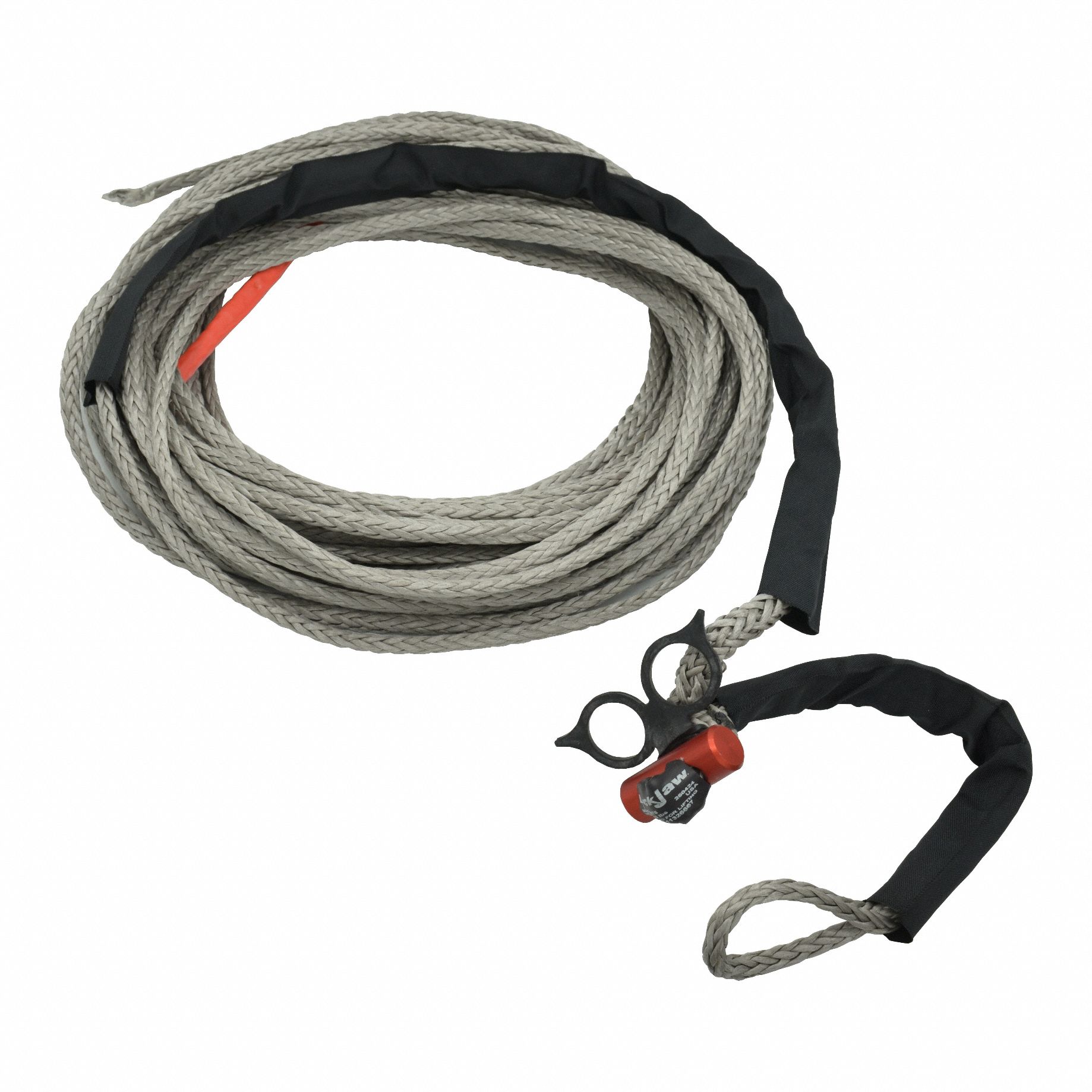 Winch Line: 25 ft Line Lg, 5/16 in Line Dia, Synthetic HMPE