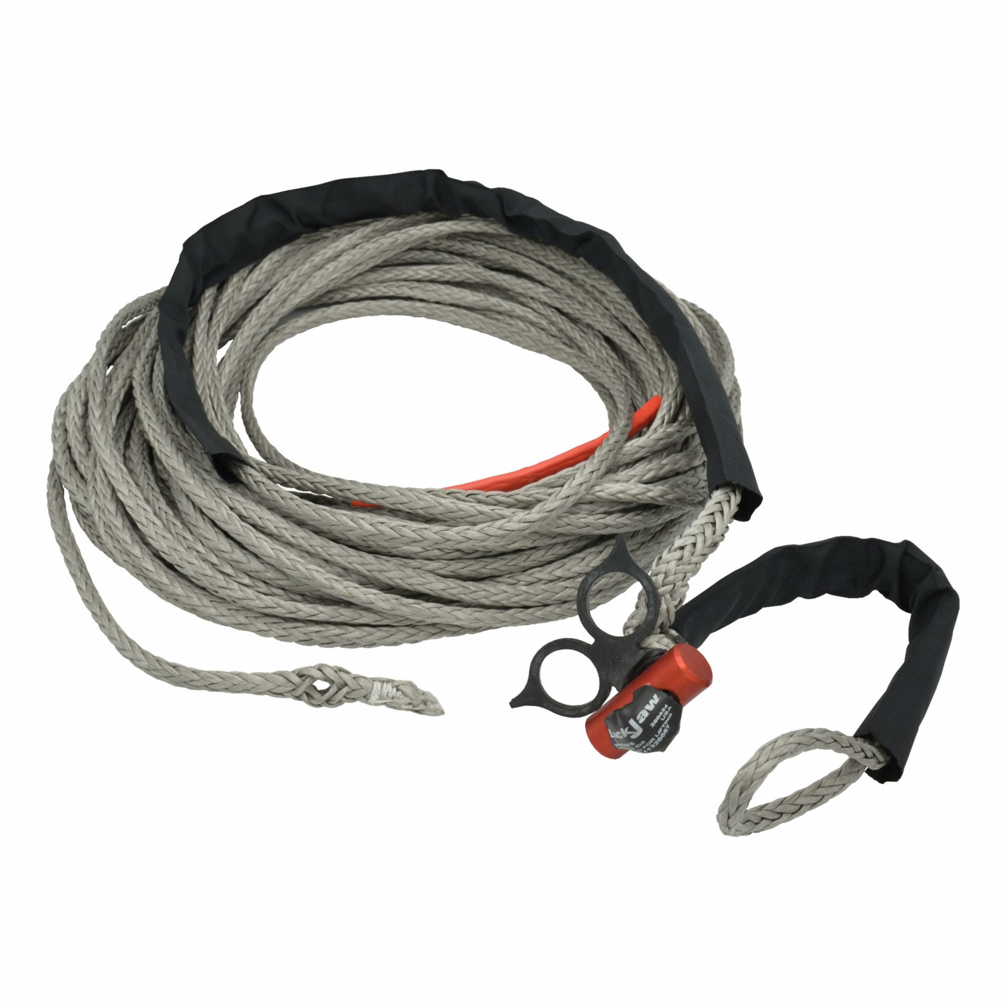 Winch Line: 50 ft Line Lg, 5/16 in Line Dia, Synthetic HMPE