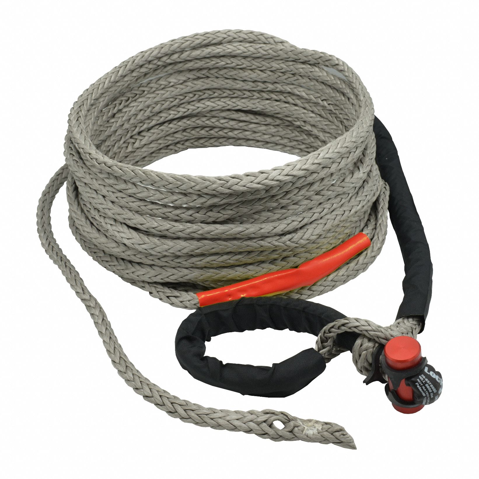Winch Line: 50 ft Line Lg, 1/2 in Line Dia, Synthetic HMPE