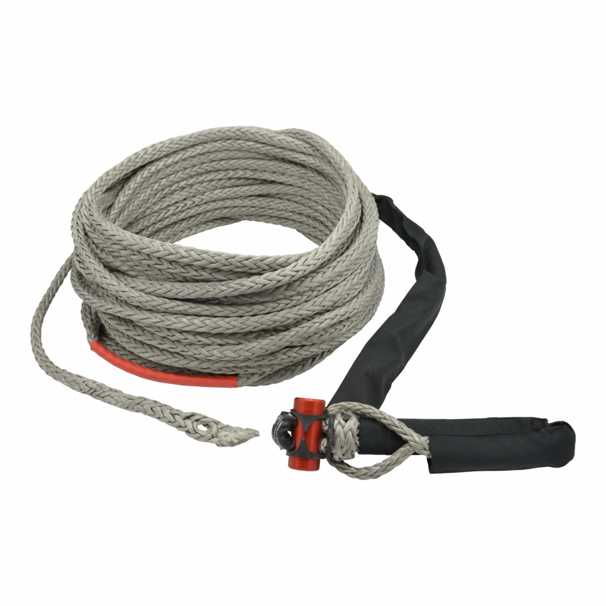 Winch Line: 75 ft Line Lg, 1/2 in Line Dia, Synthetic HMPE