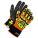 PERFORMANCE GLOVES,ANSI CUT LVL A6/PUNCTURE LVL 2, SM/7,HI-VIZ ORANGE,TEXTURED KEVLAR PALMS,PR