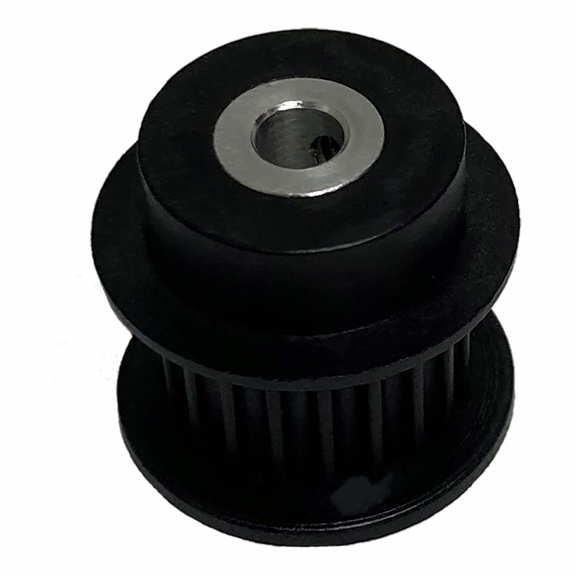 Dayton Timing Pulley: Modified Curvilinear, Fixed, For GT Timing Belt Section - GT Section Fixed-Bore Timing Pulleys with Hub