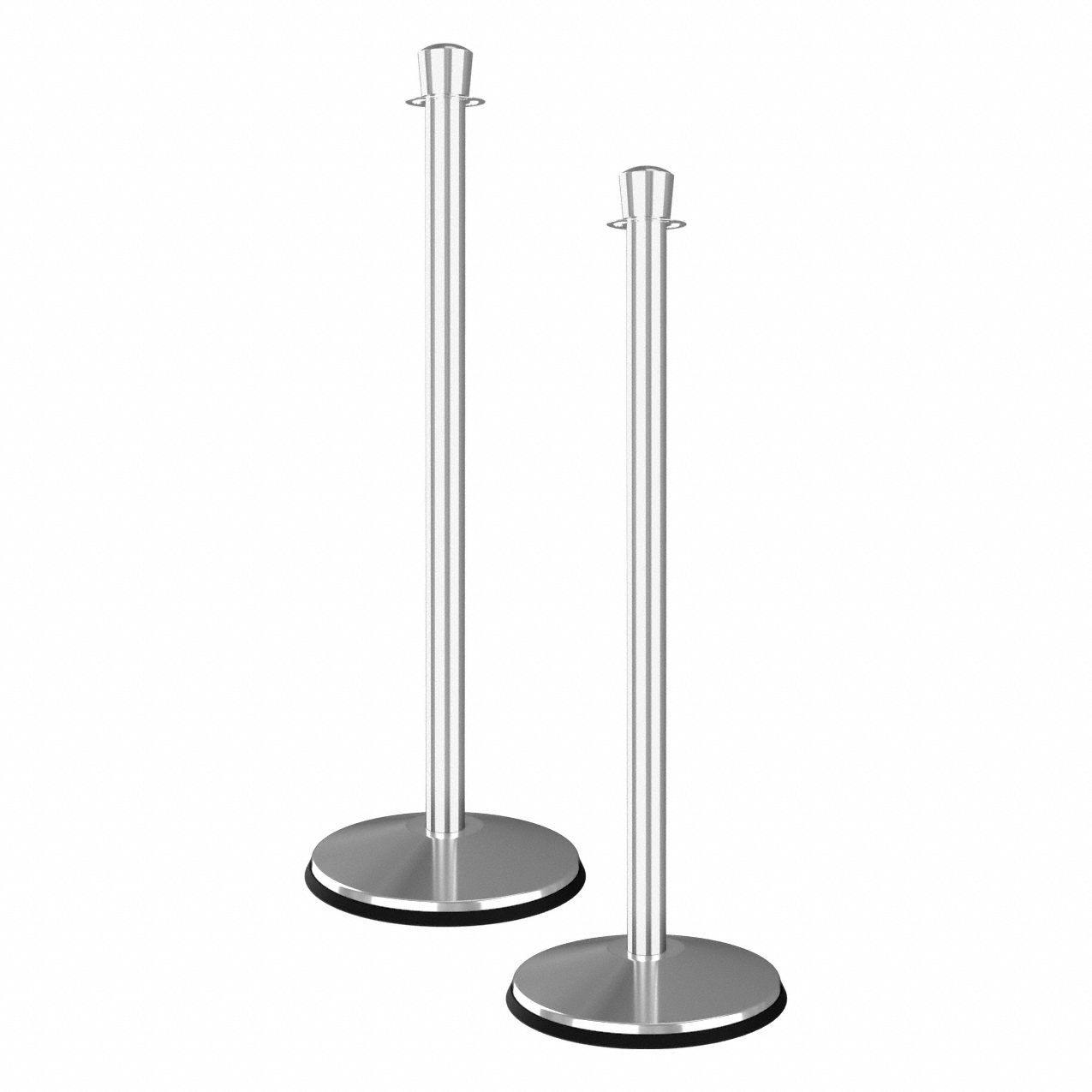 Urn Top Rope Post: Urn, 39 3/4 in Post Ht, Stainless Steel, Tapered, 36 in to 40 in