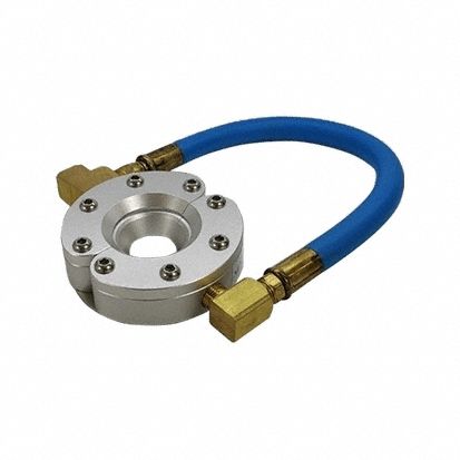 Ring Blade air wipes: 1 in Throat Dia, 3 3/4 in Overall Ring Dia, 2 Air Inlets, 1/4 in FNPT