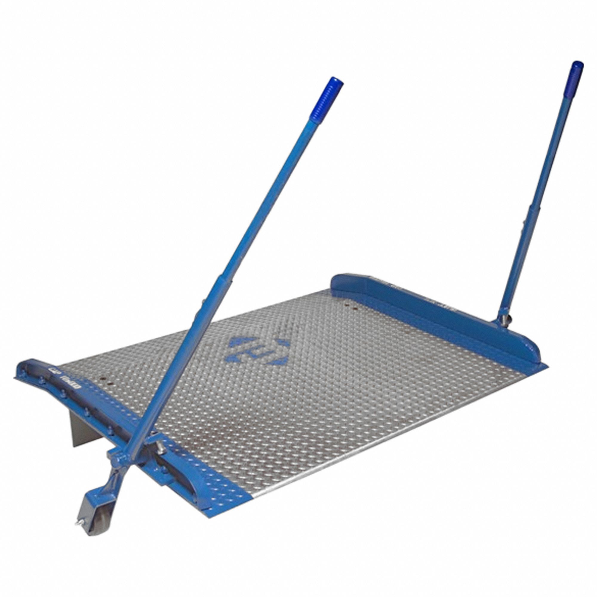 Aluminm Dock Board w/Steel Curb EZRoll