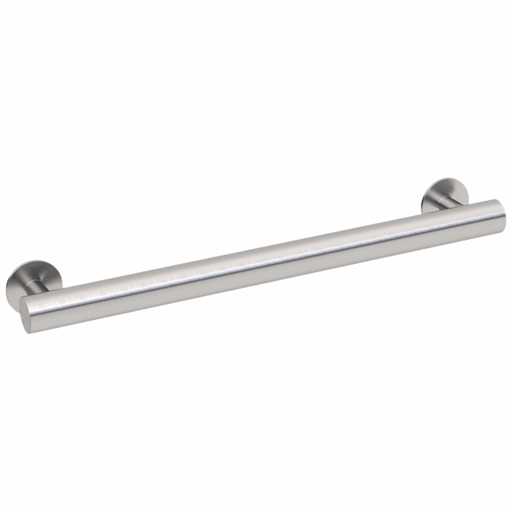 GRAB BAR: STRAIGHT, 36 IN L, 1¼ IN DIA, STAINLESS STEEL, SATIN, SILVER