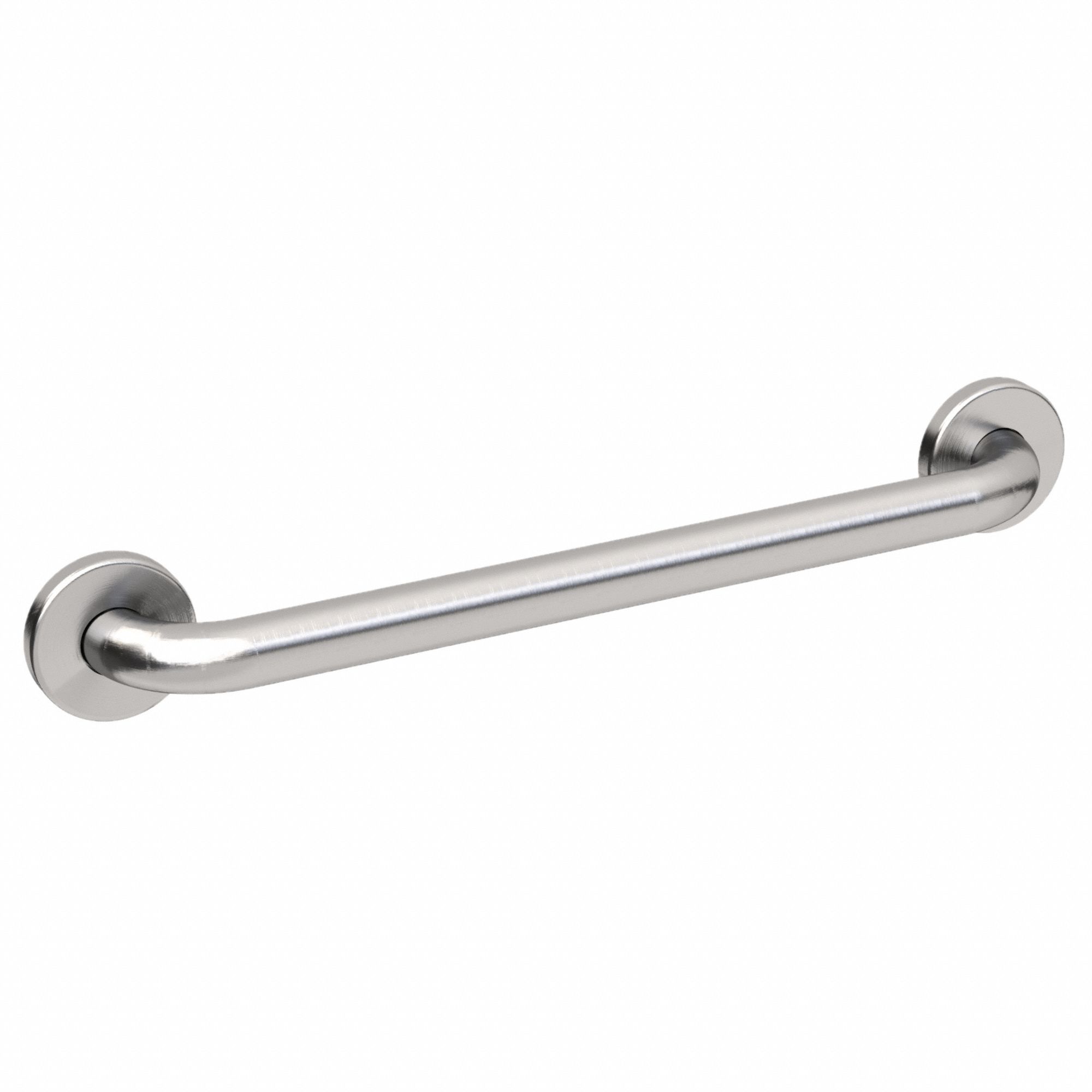 GRAB BAR: STRAIGHT, 42 IN L, 1¼ IN DIA, STAINLESS STEEL, SATIN, SILVER