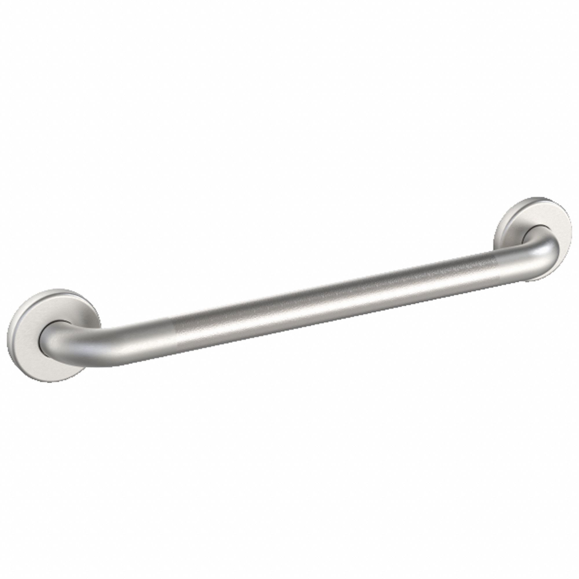 GRAB BAR: STRAIGHT, 42 IN L, 1¼ IN DIA, STAINLESS STEEL, ANTI-SLIP GRIP, PEENED SATIN