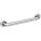 GRAB BAR: STRAIGHT, 24 IN L, 1½ IN DIA, STAINLESS STEEL, SATIN, SILVER