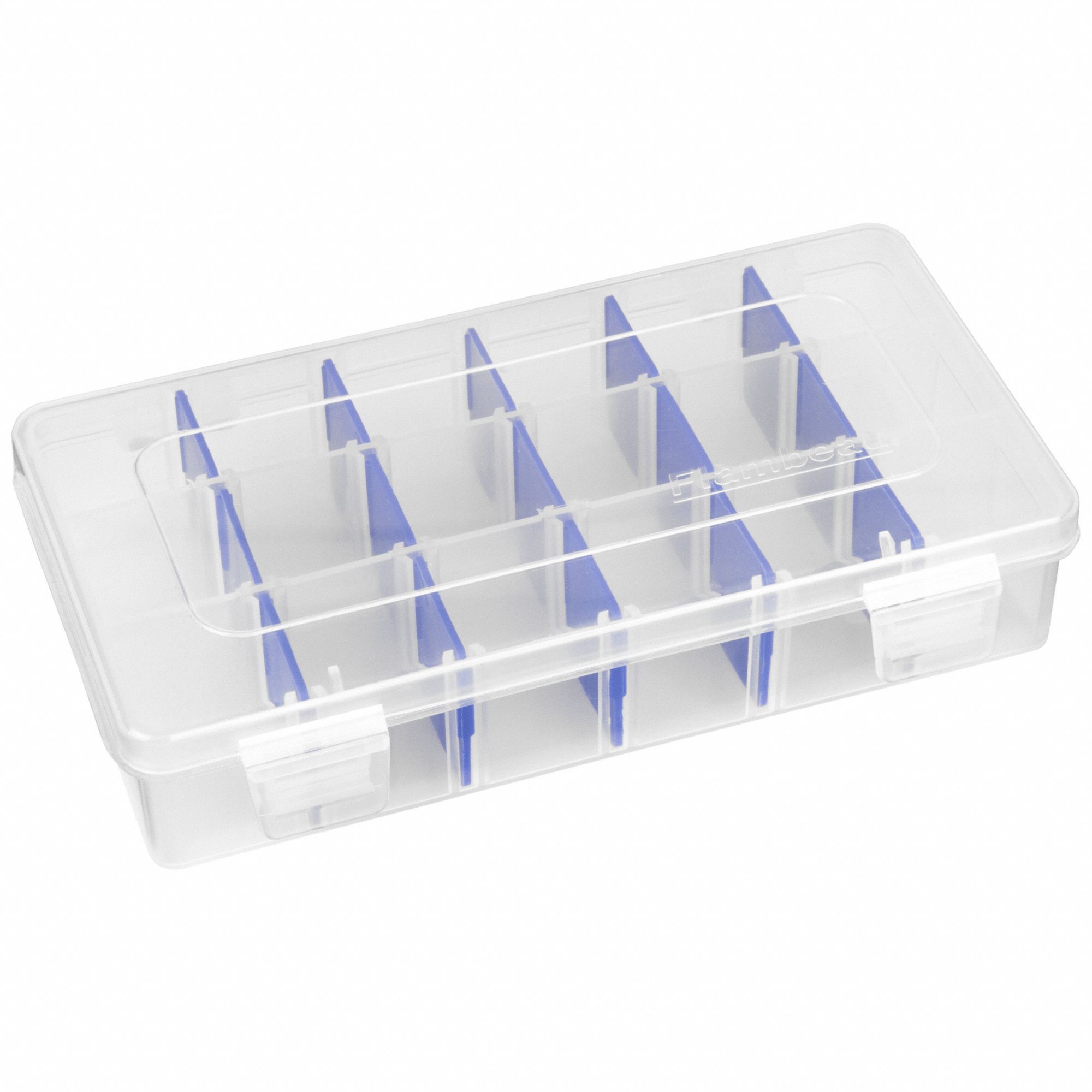 Flambeau Tuff Tainer Compartment Box, Clear