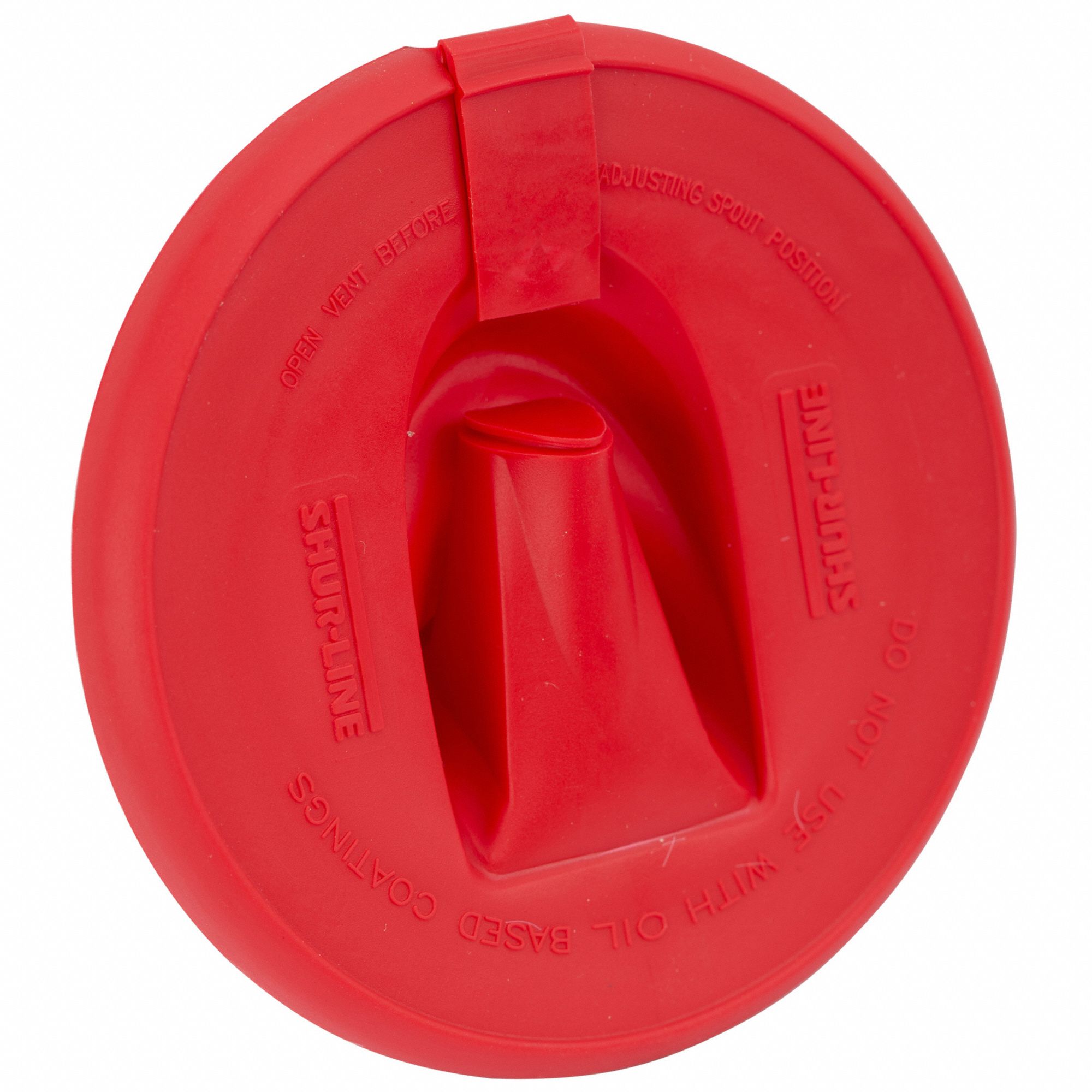 SHURLINE Pour and Store Paint Lid Plastic, 6 1/4 in Lg, 7 3/4 in Wd