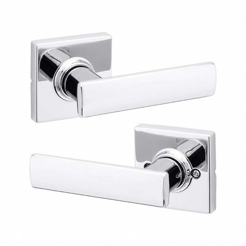 Door Lever Lockset: Passage Lever Locksets/Storeroom Lever Locksets, Chrome, ADA Compliant