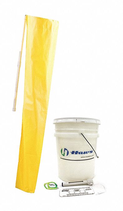 COMPLIANCE TEST KIT,YELLOW,78 IN H