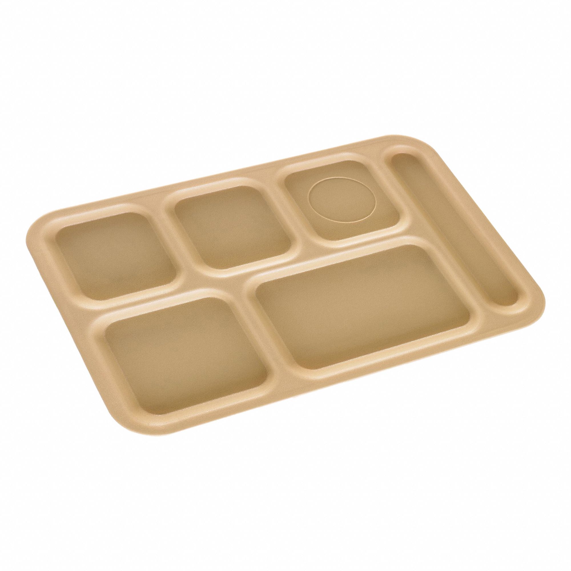 Cook's 630-420 5-Compartment Cafeteria Food Trays